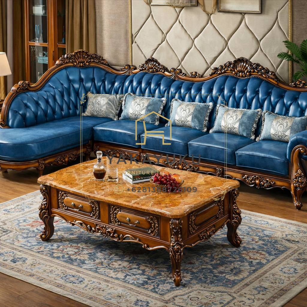 sofa tamu klasik mewah, sofa ukir jepara, sofa kayu jati mewah, sofa ruang tamu klasik, sofa mewah jepara
